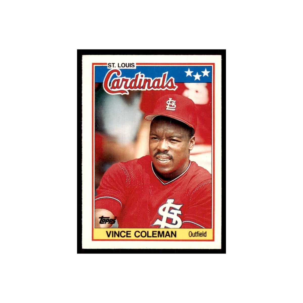 1988 Topps American Vince Coleman Baseball Cards #16.0