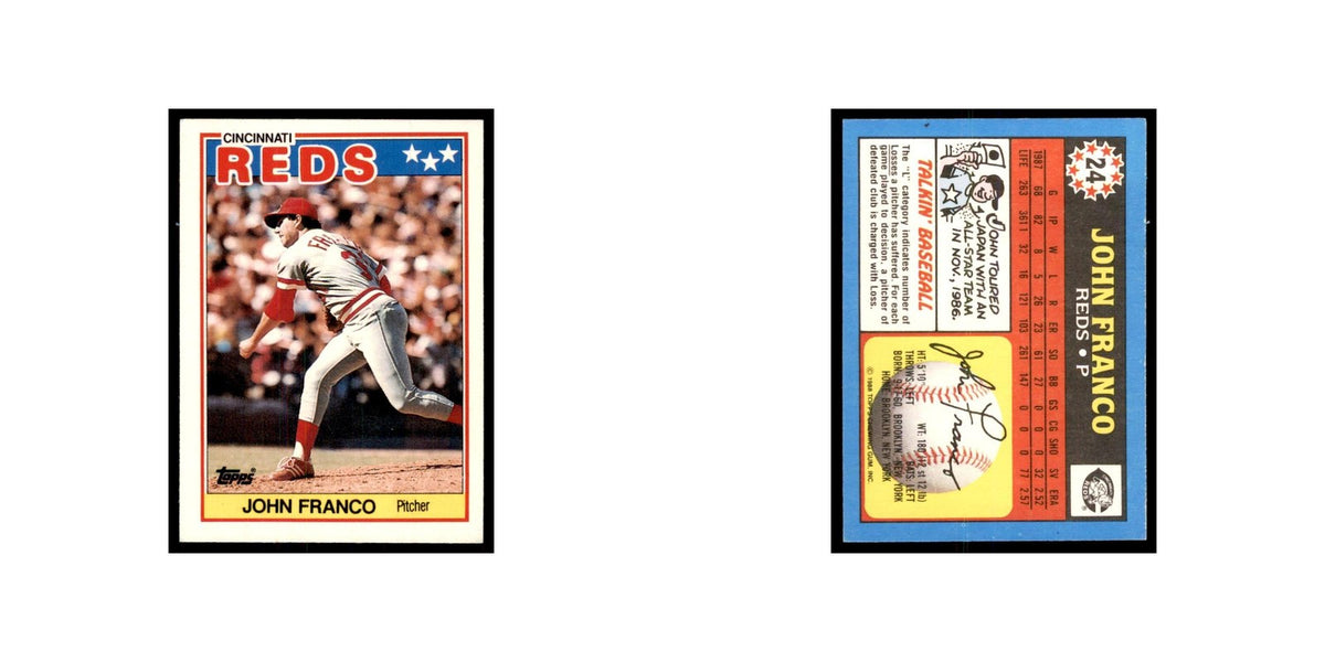 1988 Topps American John Franco Baseball Cards #24.0