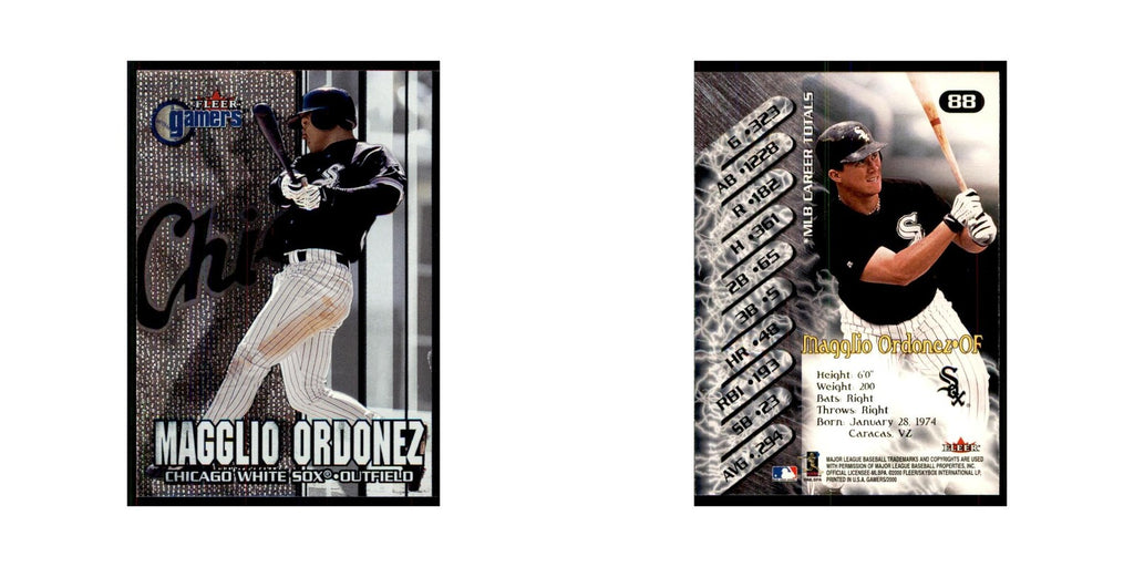 2000 Fleer Gamers Magglio Ordonez Baseball Cards #88