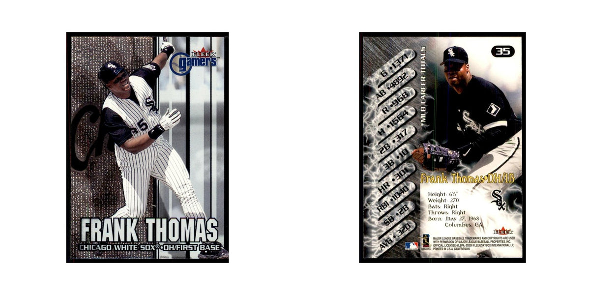 2000 Fleer Gamers Frank Thomas Baseball Cards #35
