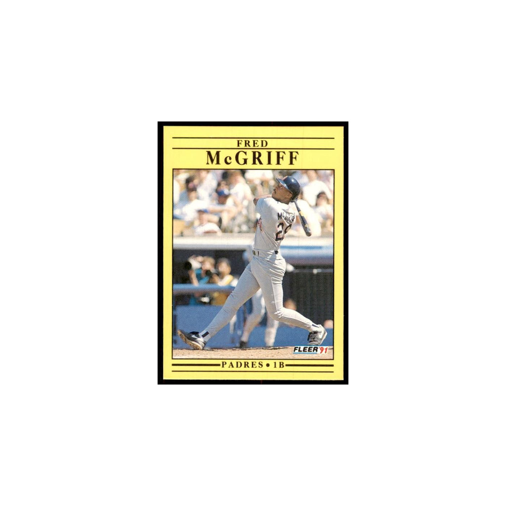 1991 Fleer Update Fred McGriff Baseball Cards #U-125