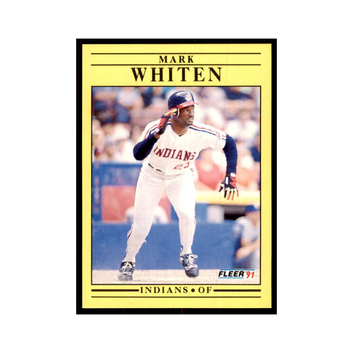 1991 Fleer Update Mark Whiten Baseball Cards #U-21