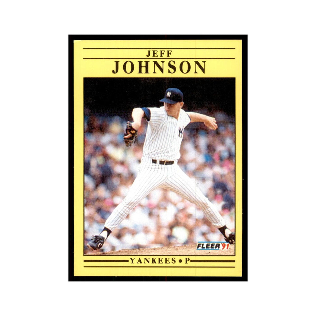 1991 Fleer Update Jeff Johnson Baseball Cards #U-44