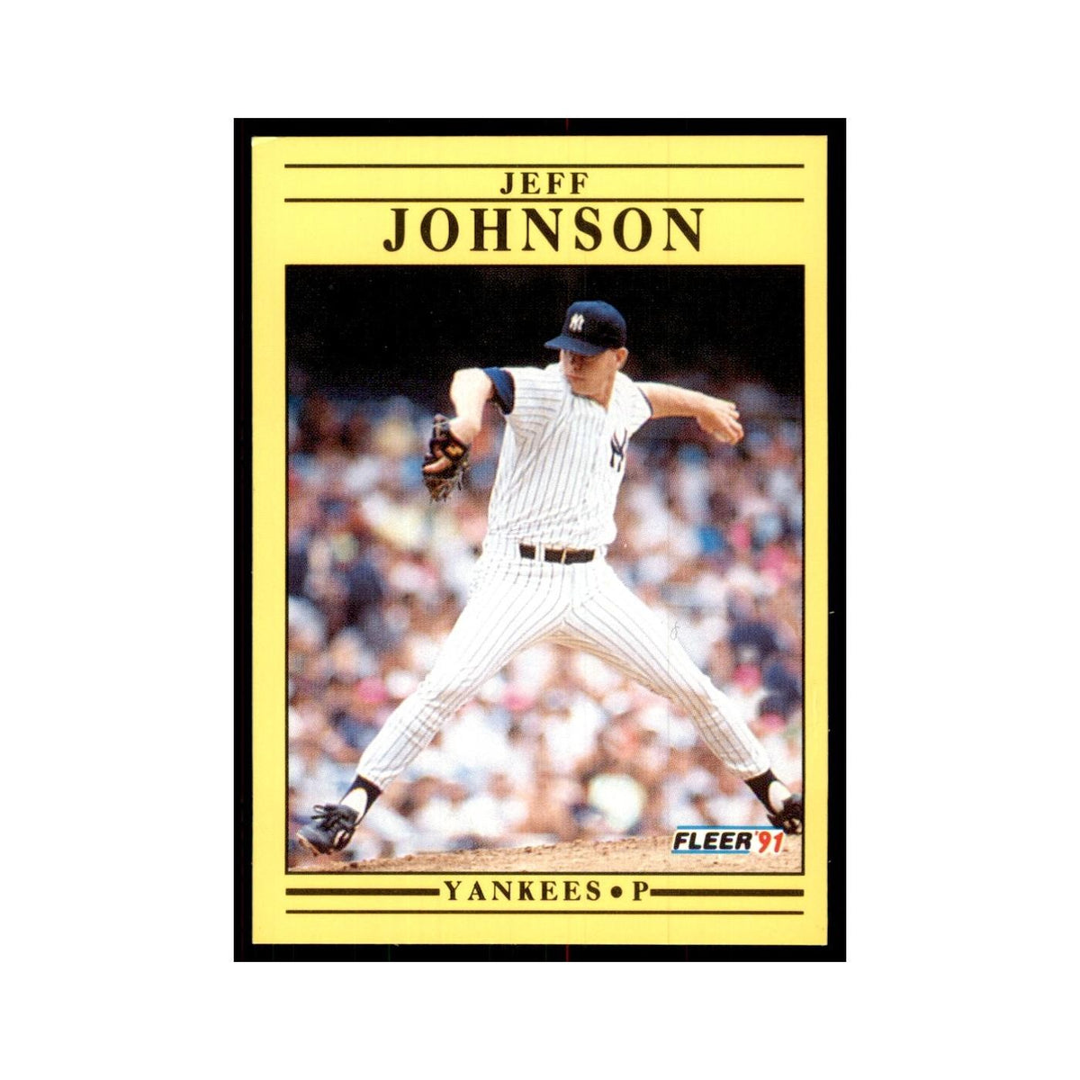 1991 Fleer Update Jeff Johnson Baseball Cards #U-44