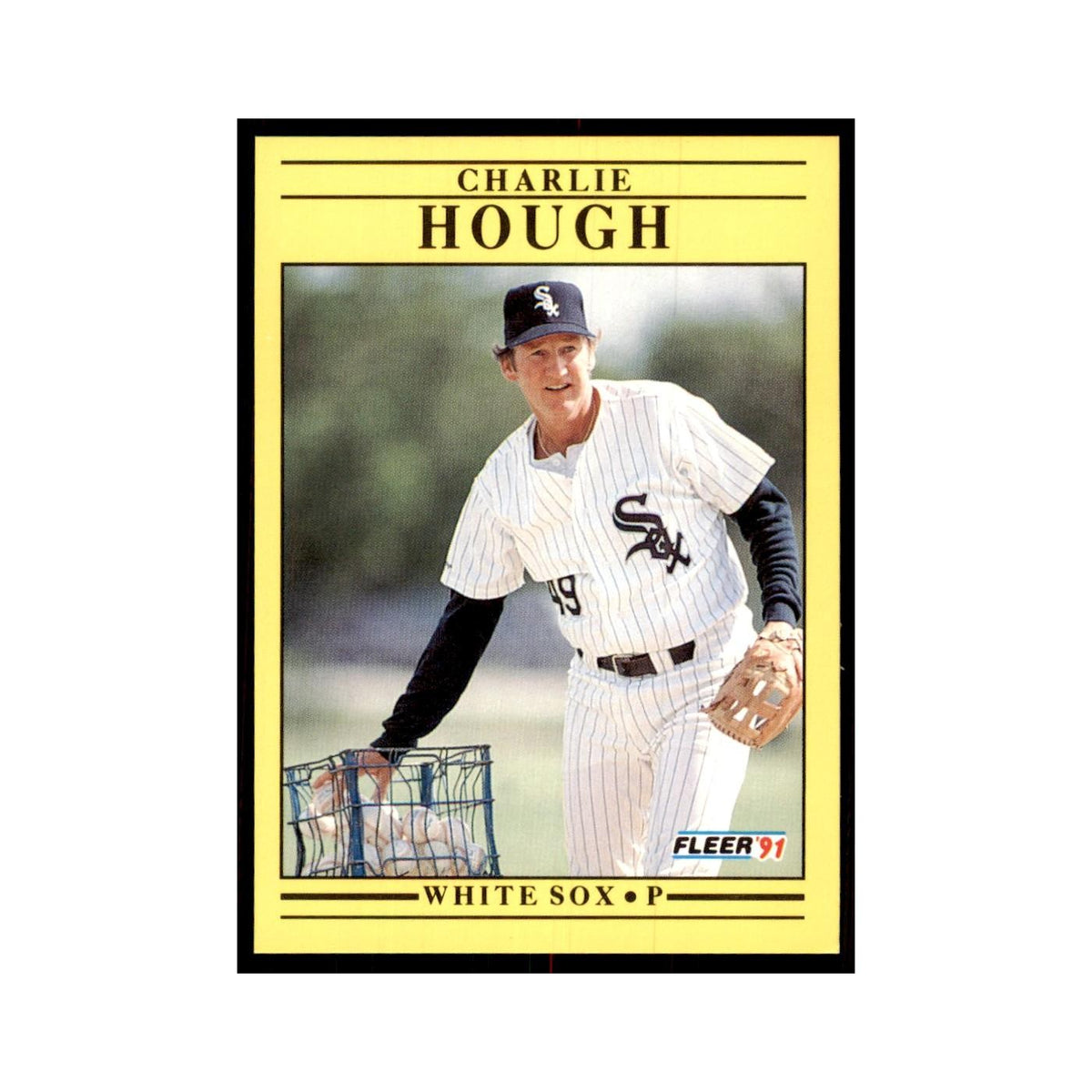 1991 Fleer Update Charlie Hough Baseball Cards #U-12