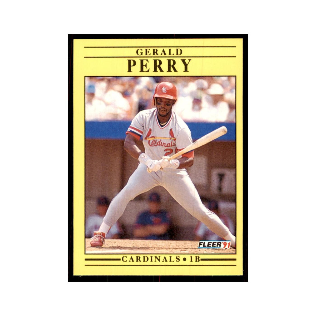 1991 Fleer Update Gerald Perry Baseball Cards #U-119