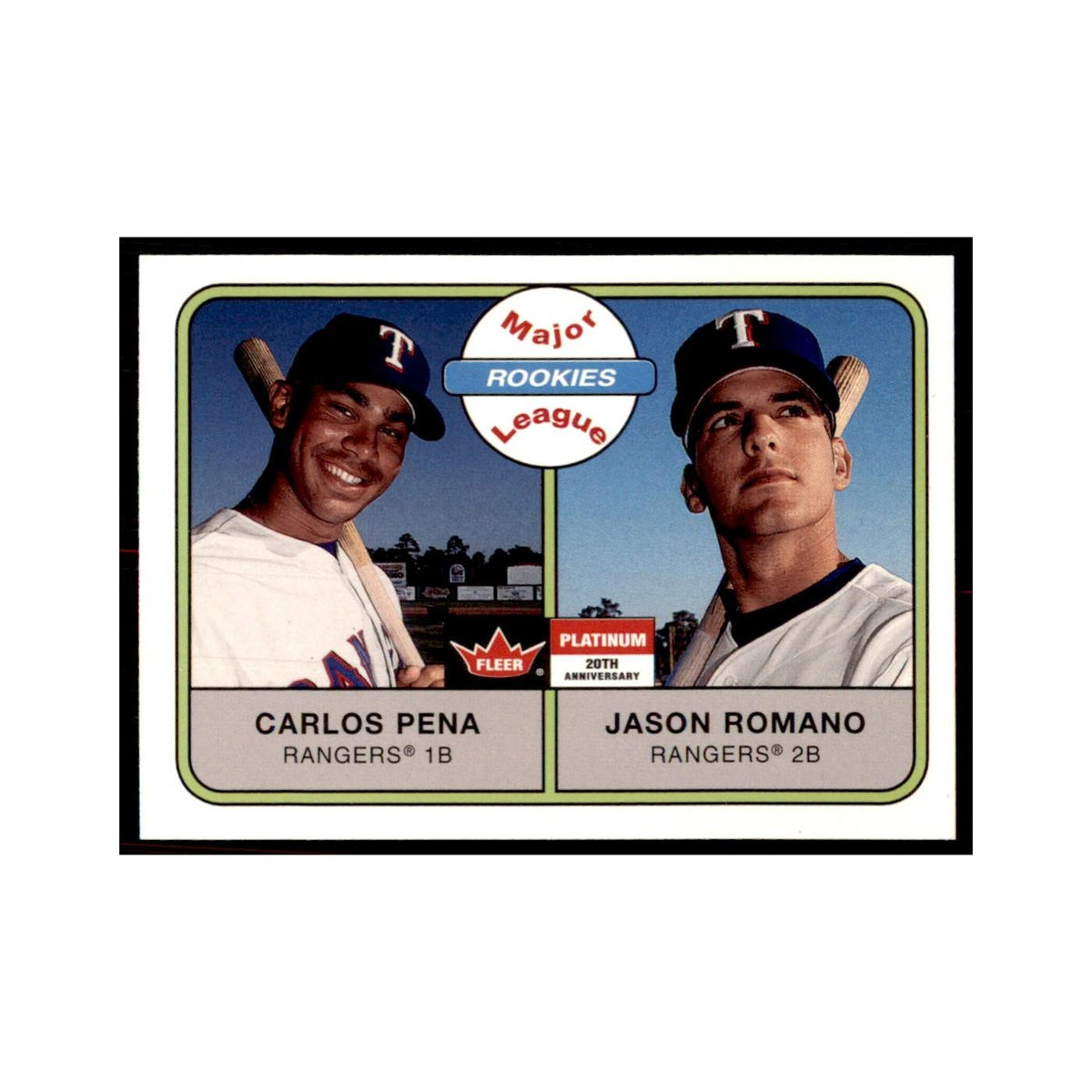 2001 Fleer Platinum Carlos Pena/Jason Romano Baseball Cards #274
