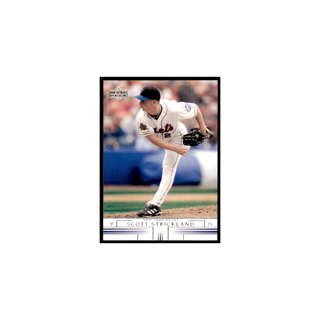 2002 Upper Deck Scott Strickland Baseball Cards #689