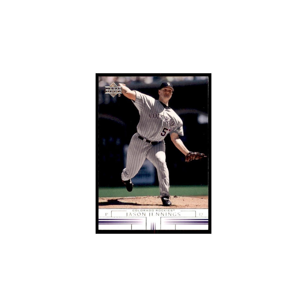 2002 Upper Deck Jason Jennings Baseball Cards #724