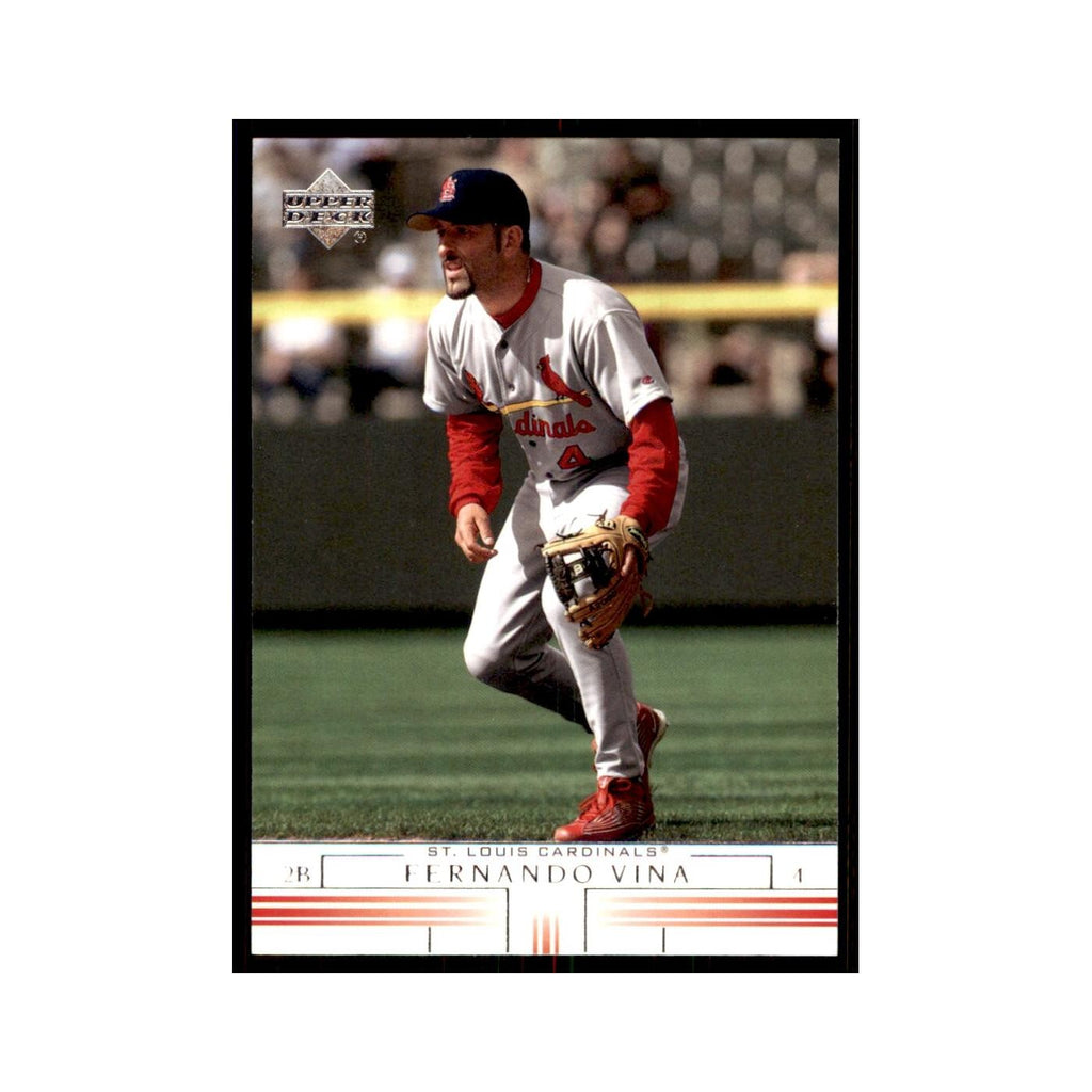 2002 Upper Deck Fernando Vina Baseball Cards #649