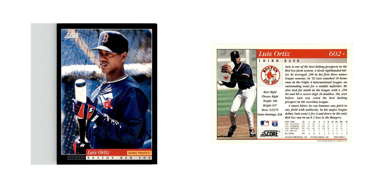 1994 Score Luis Ortiz Baseball Cards #602