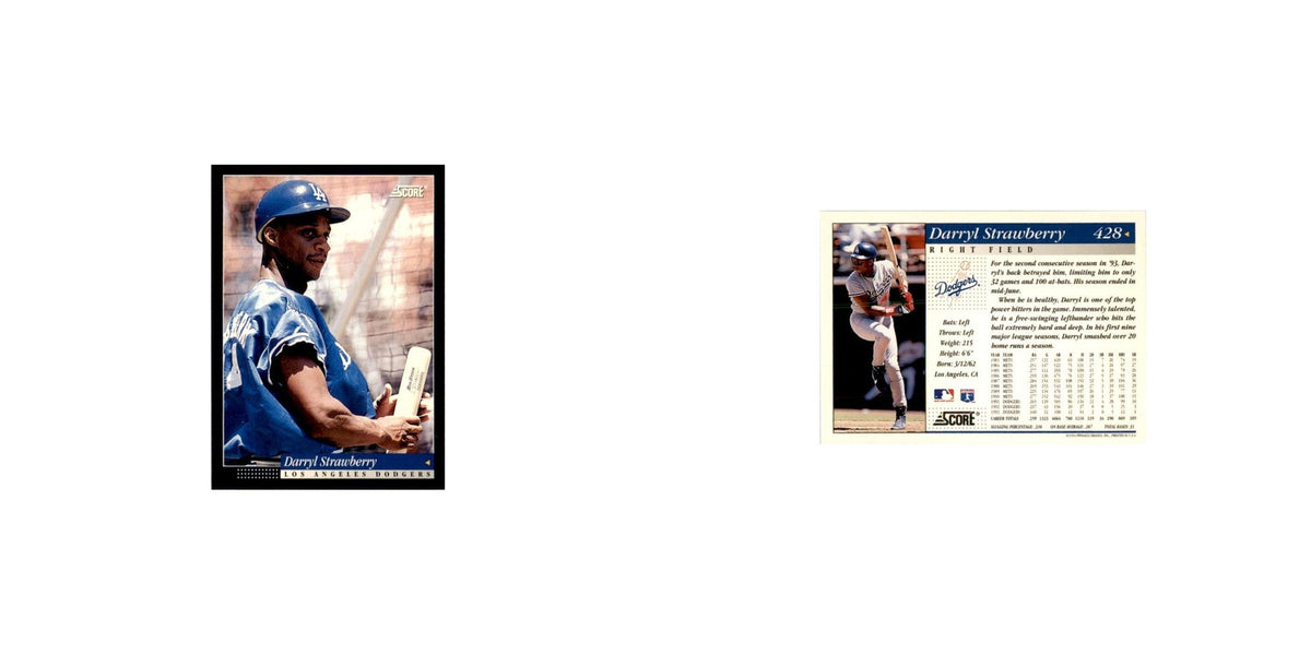 1994 Score Darryl Strawberry Baseball Cards #428