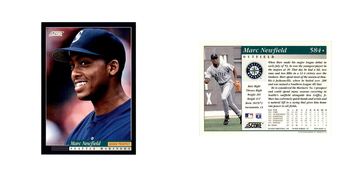 1994 Score Marc Newfield Baseball Cards #584