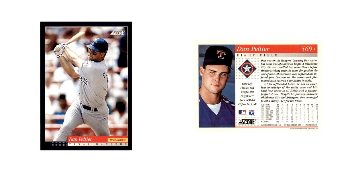 1994 Score Dan Peltier Baseball Cards #569