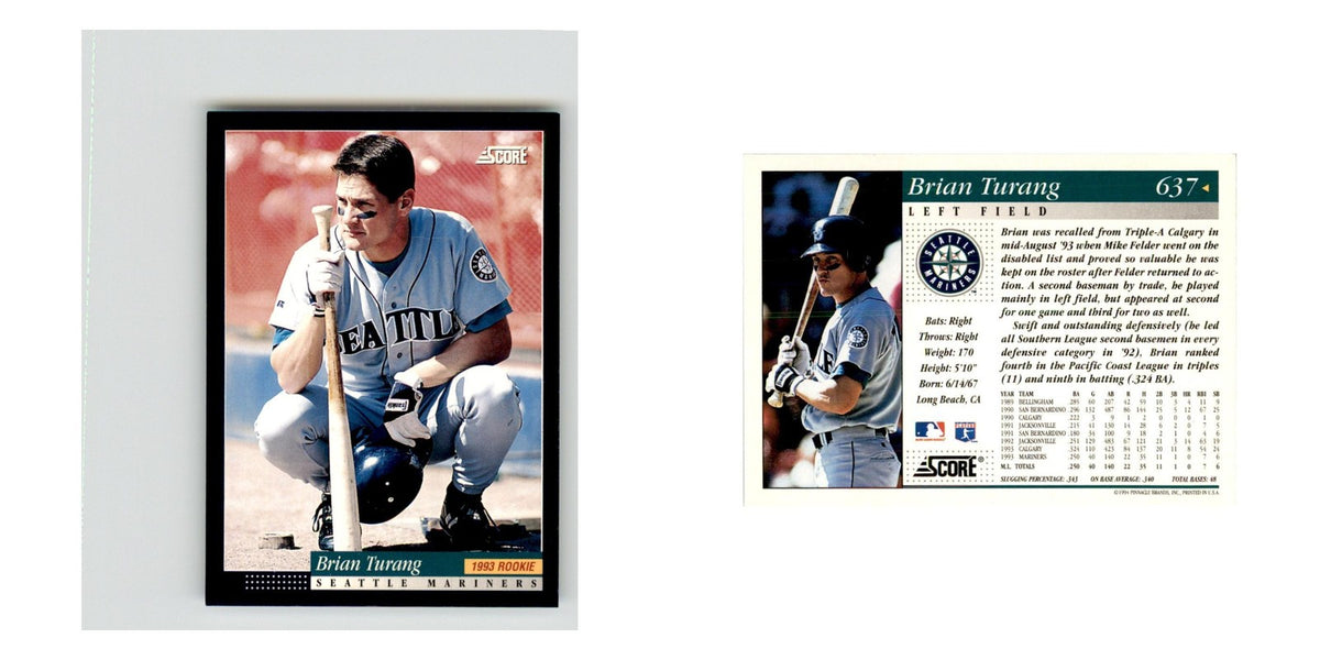 1994 Score Brian Turang Baseball Cards #637