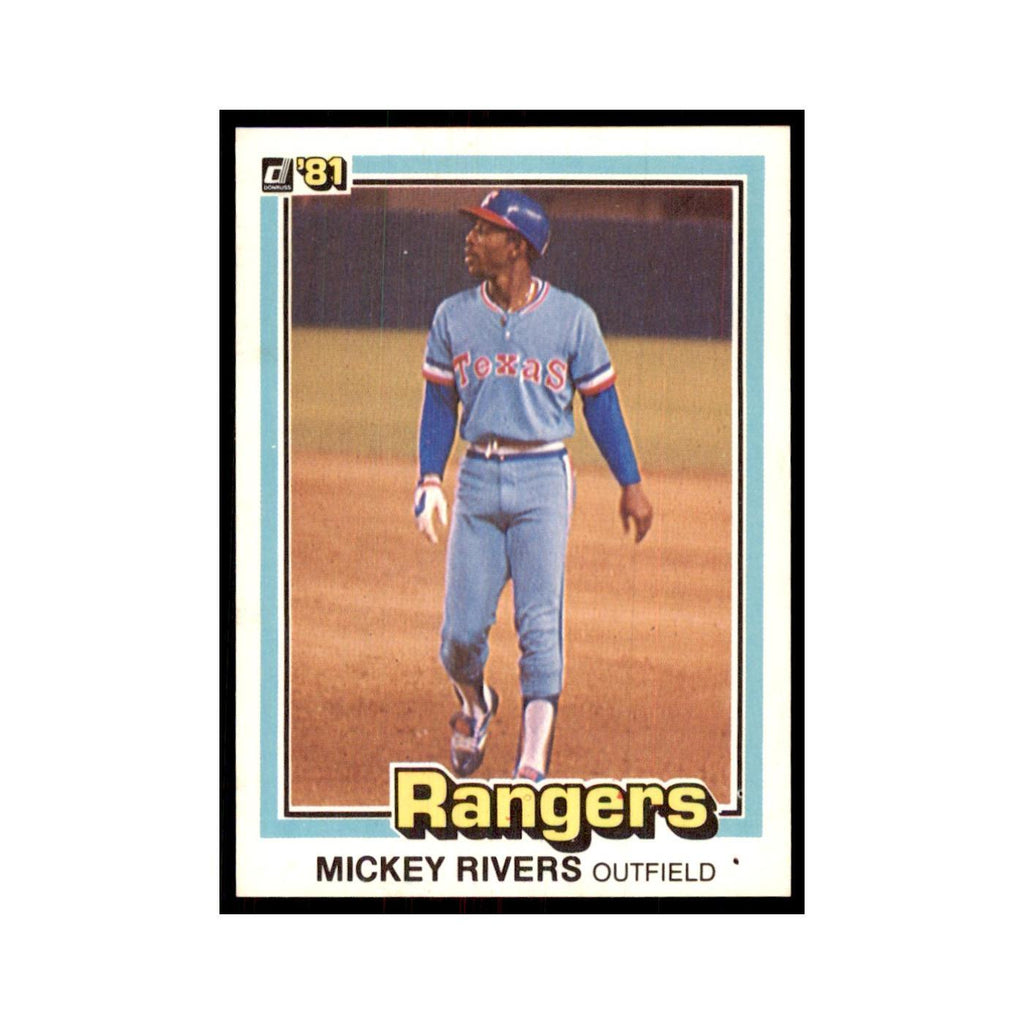 1981 Donruss Mickey Rivers Baseball Cards #496.0