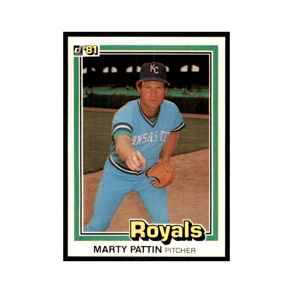 1981 Donruss Marty Pattin Baseball Cards #343.0