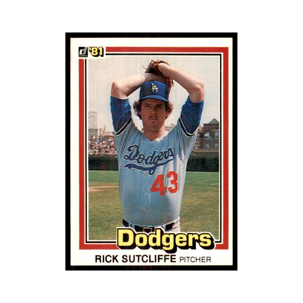 1981 Donruss Rick Sutcliffe Baseball Cards #418