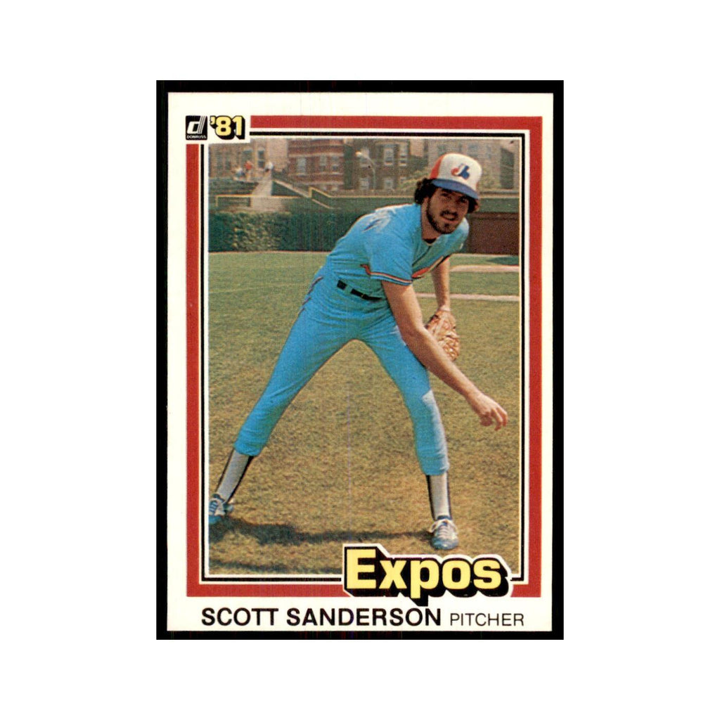 1981 Donruss Scott Sanderson Baseball Cards #450