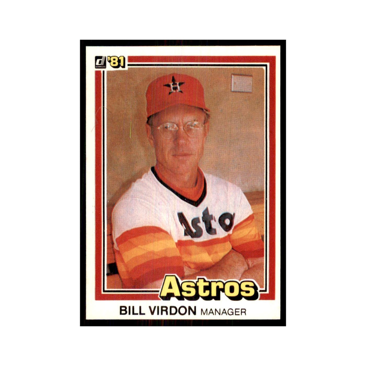 1981 Donruss Bill Virdon Baseball Cards #384