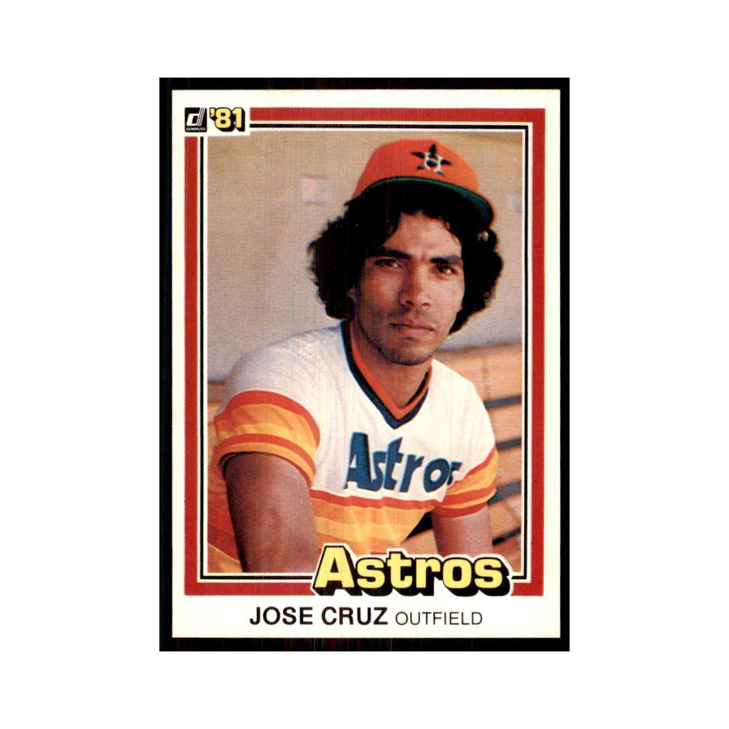 1981 Donruss Jose Cruz Baseball Cards #383