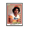 1981 Donruss Jose Cruz Baseball Cards #383