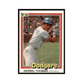1981 Donruss Derrel Thomas Baseball Cards #419
