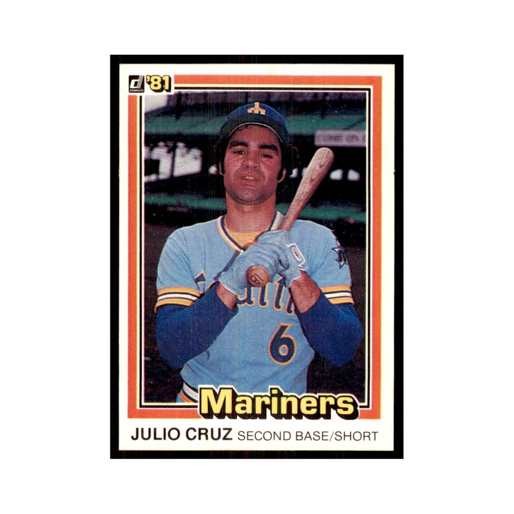 1981 Donruss Julio Cruz Baseball Cards #163.0