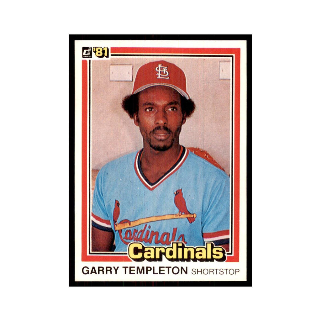 1981 Donruss Garry Templeton Baseball Cards #187.0
