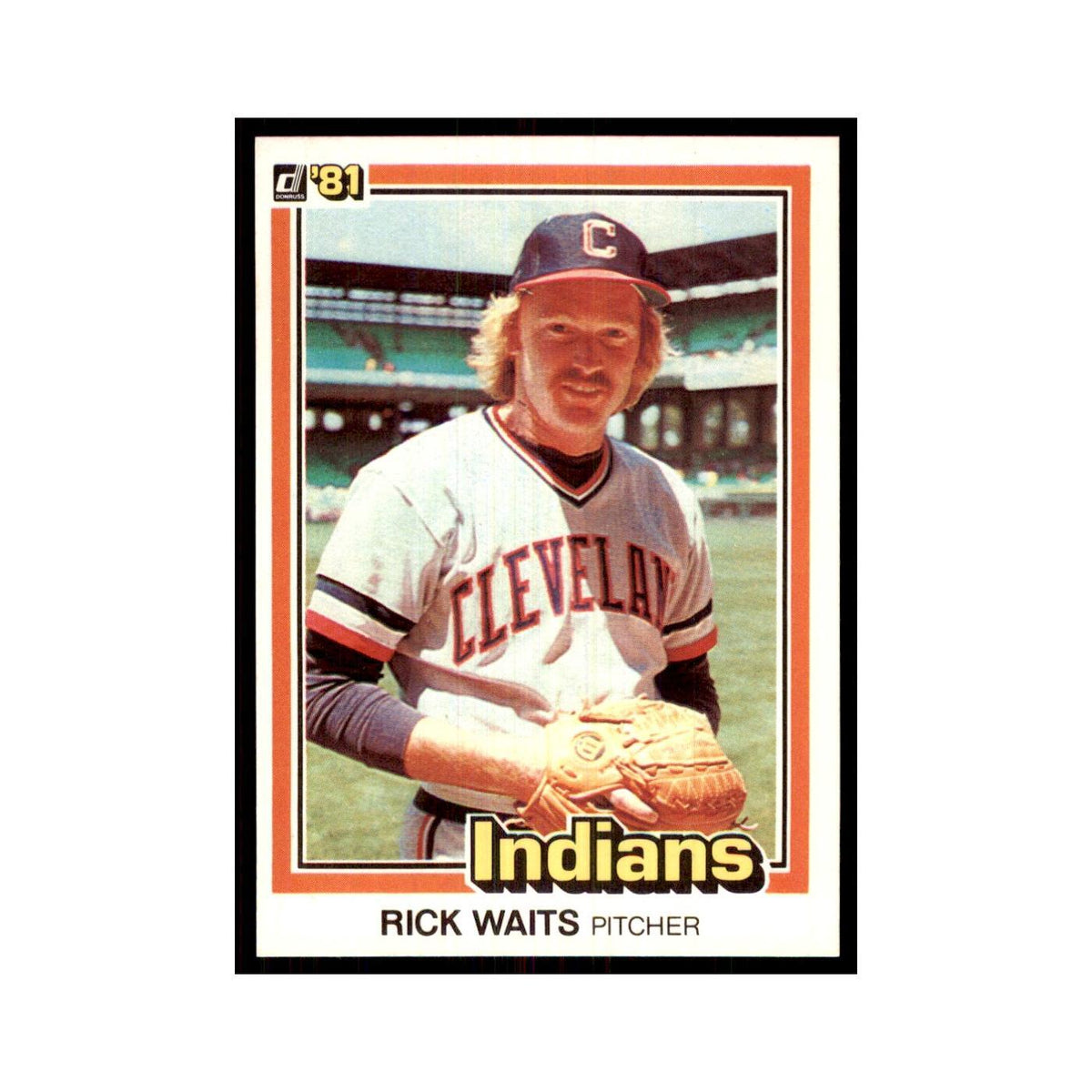 1981 Donruss Rick Waits Baseball Cards #201.0