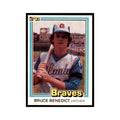 1981 Donruss Bruce Benedict Baseball Cards #208.0