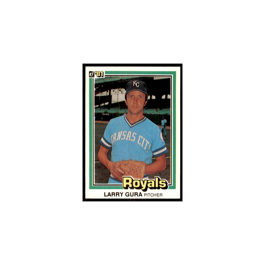 1981 Donruss Larry Gura Baseball Cards #461.0