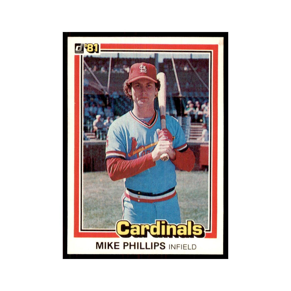 1981 Donruss Mike Phillips Baseball Cards #188.0