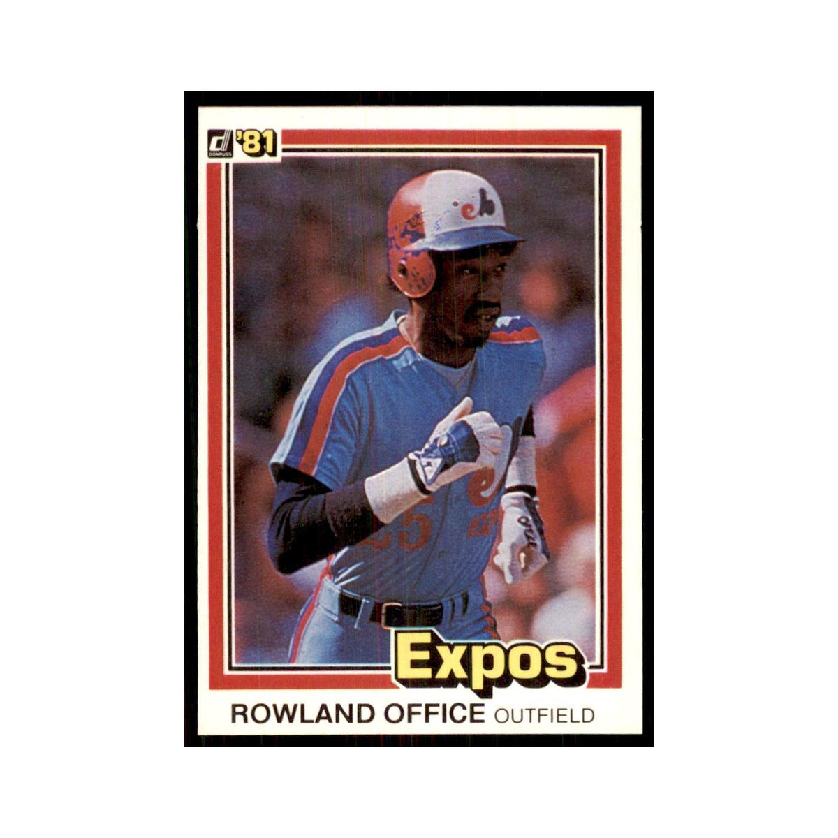 1981 Donruss Rowland Office Baseball Cards #213.0