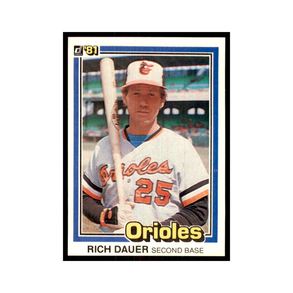 1981 Donruss Rich Dauer Baseball Cards #232.0