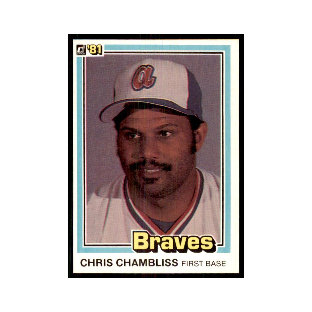 1981 Donruss Chris Chambliss Baseball Cards #219.0