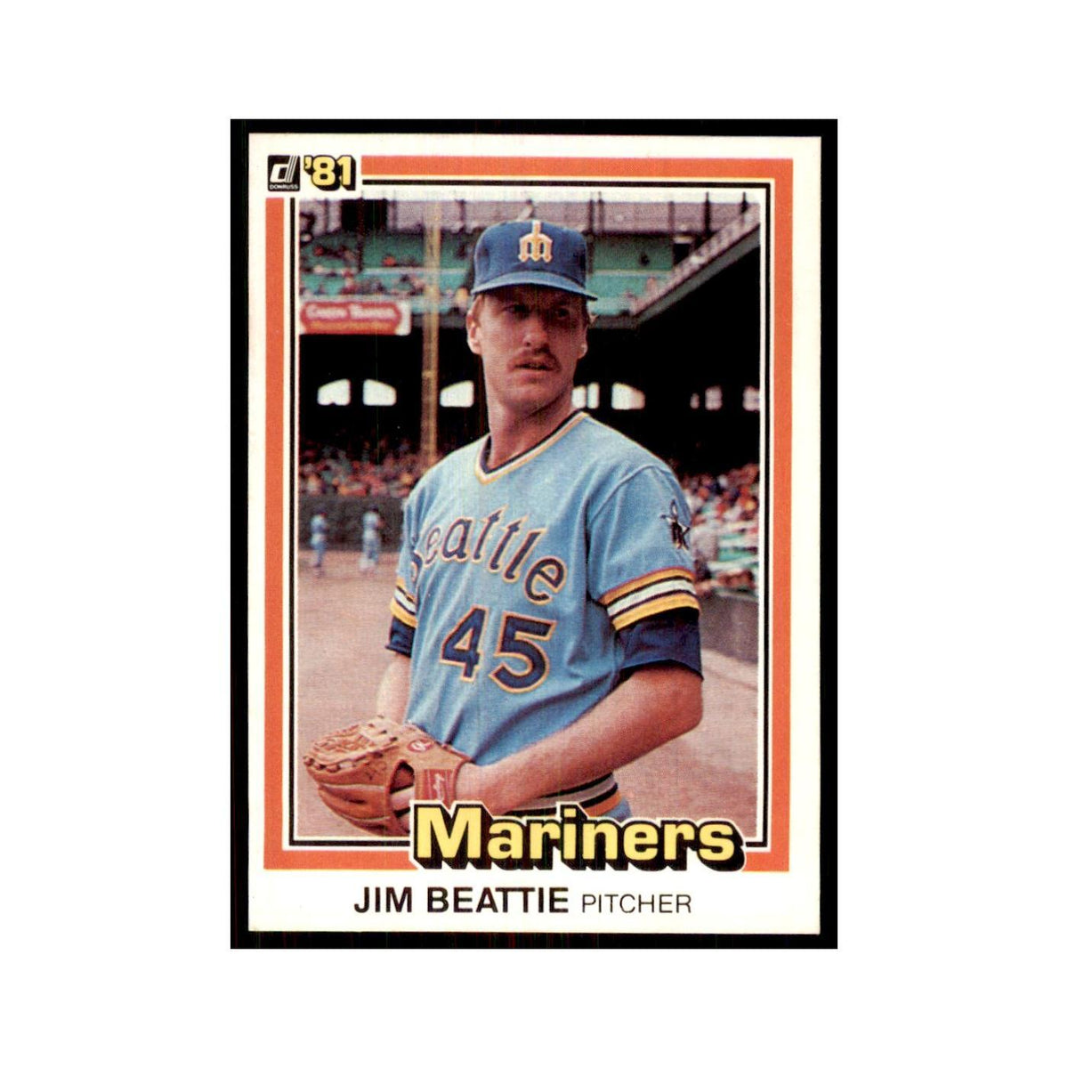 1981 Donruss Jim Beattie Baseball Cards #166.0