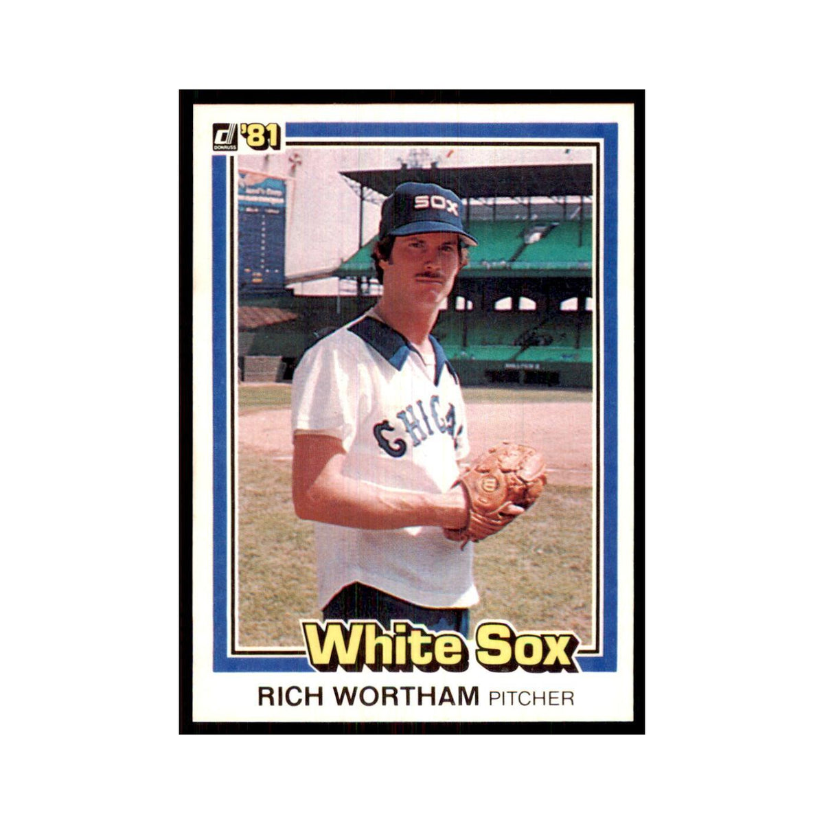 1981 Donruss Rich Wortham Baseball Cards #161.0