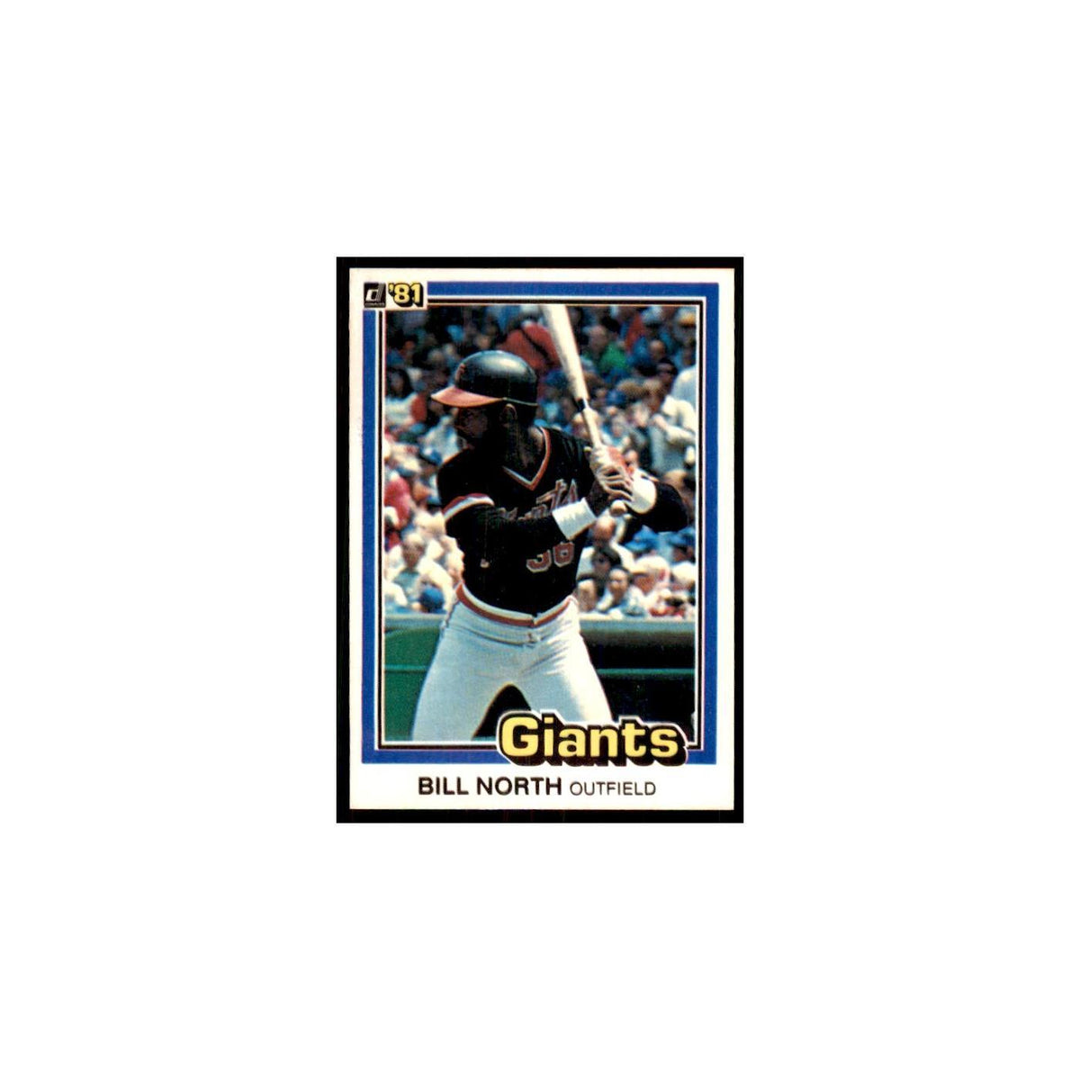 1981 Donruss Bill North Baseball Cards #76
