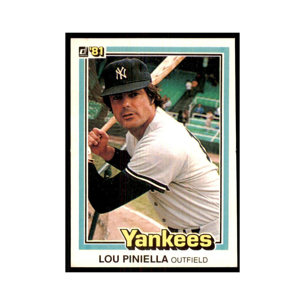 1981 Donruss Lou Piniella Baseball Cards #109