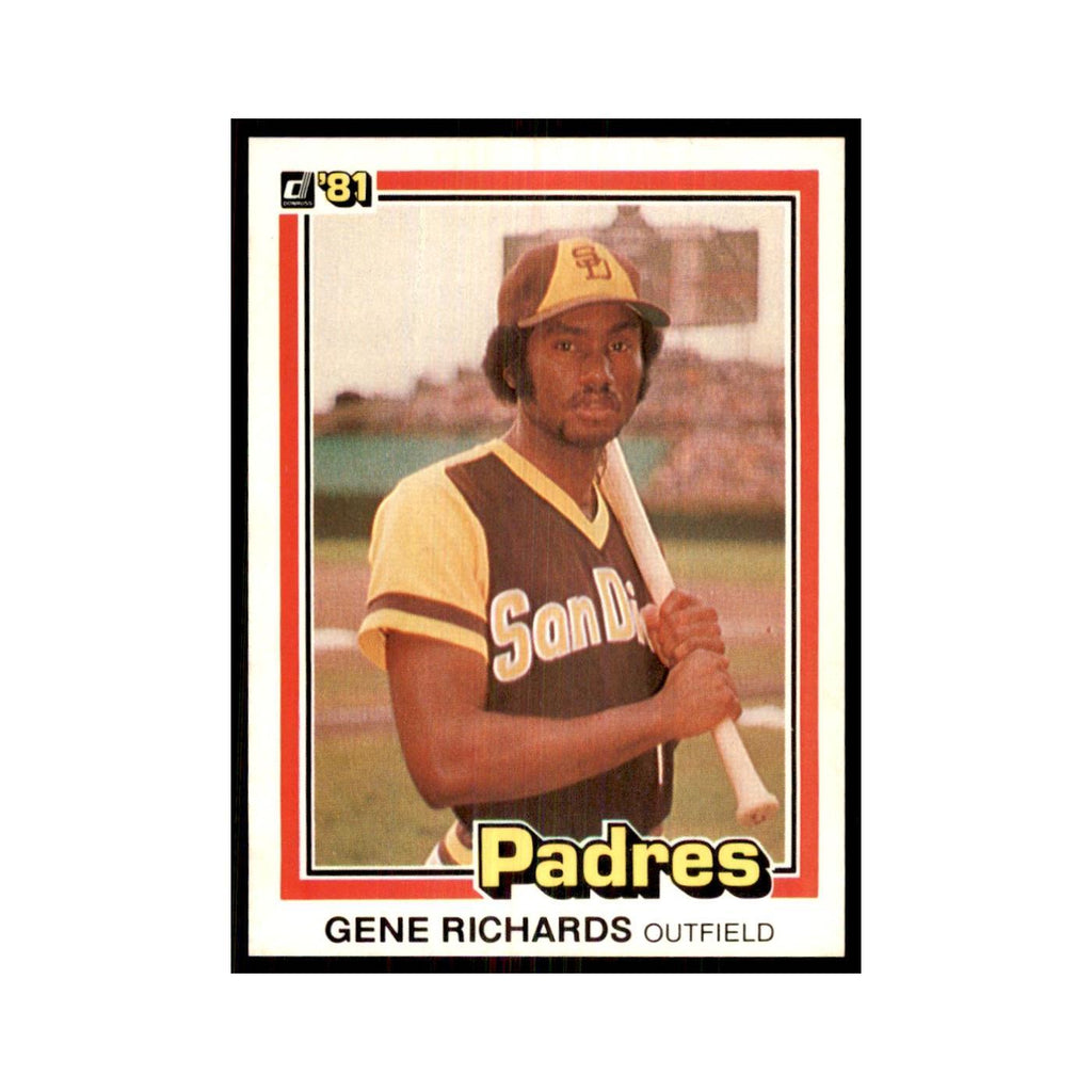 1981 Donruss Gene Richards Baseball Cards #4