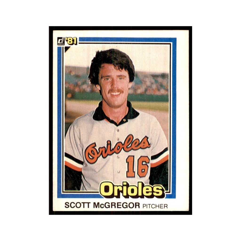 1981 Donruss Scott McGregor Baseball Cards #114