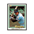 1981 Donruss Dave Chalk Baseball Cards #101