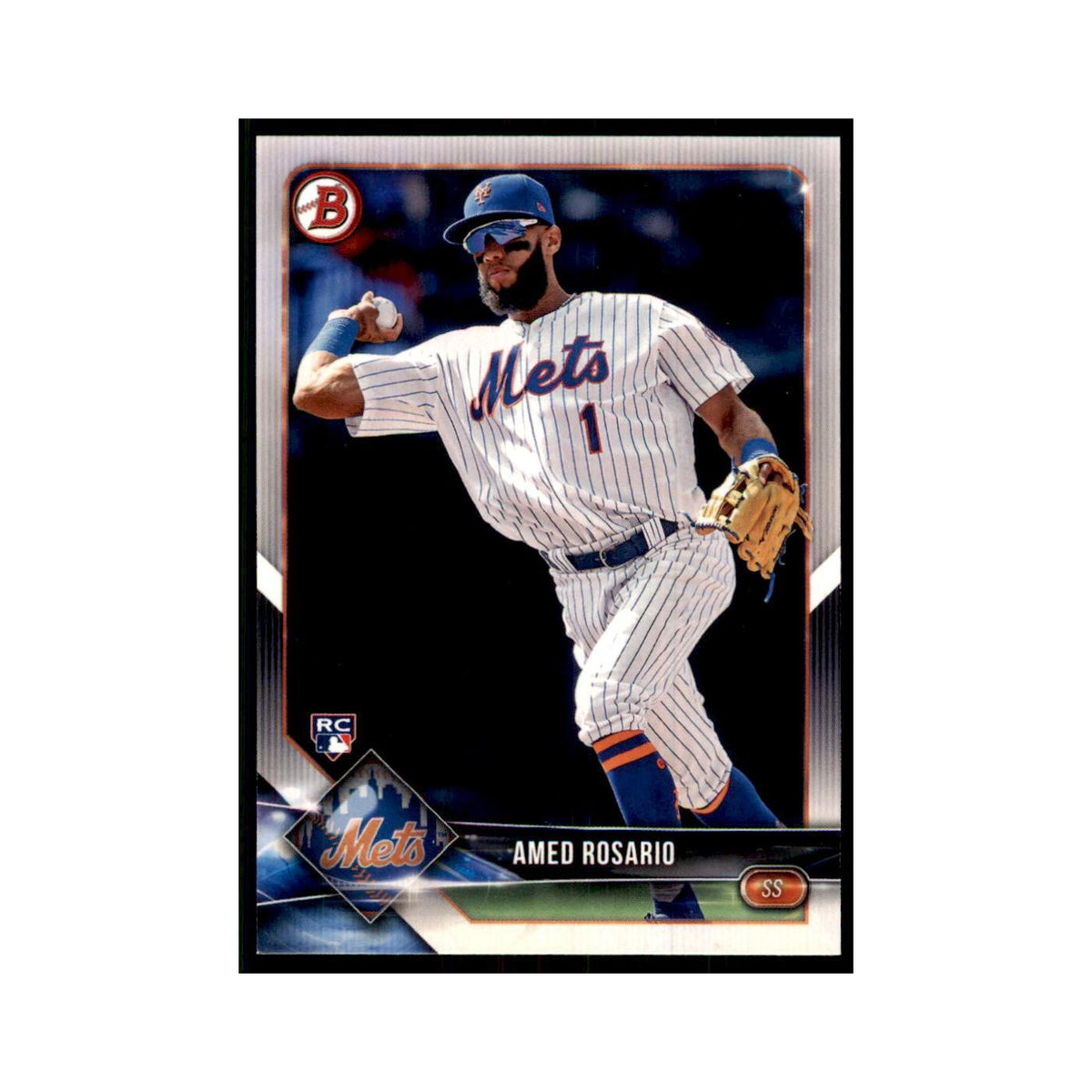 2018 Bowman Amed Rosario Baseball Cards #34