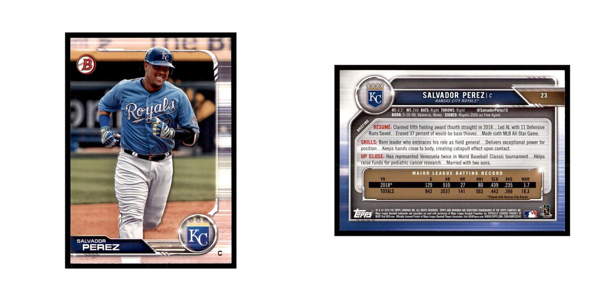 2019 Bowman Salvador Perez Baseball Cards #23