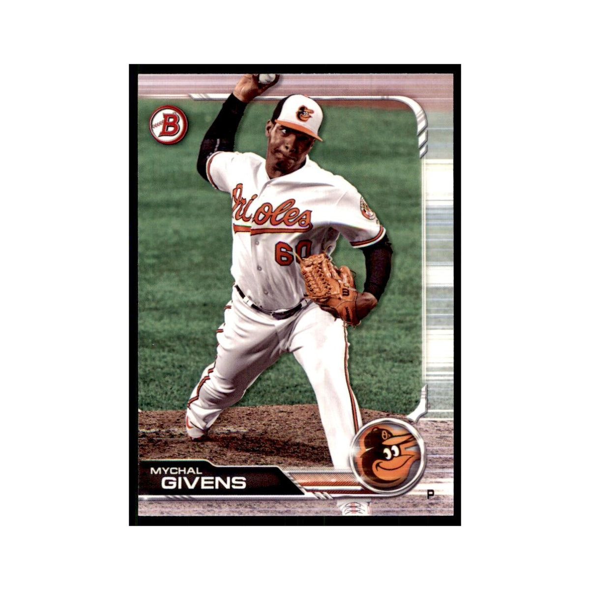 2019 Bowman. Mychal Givens Baseball Cards #56