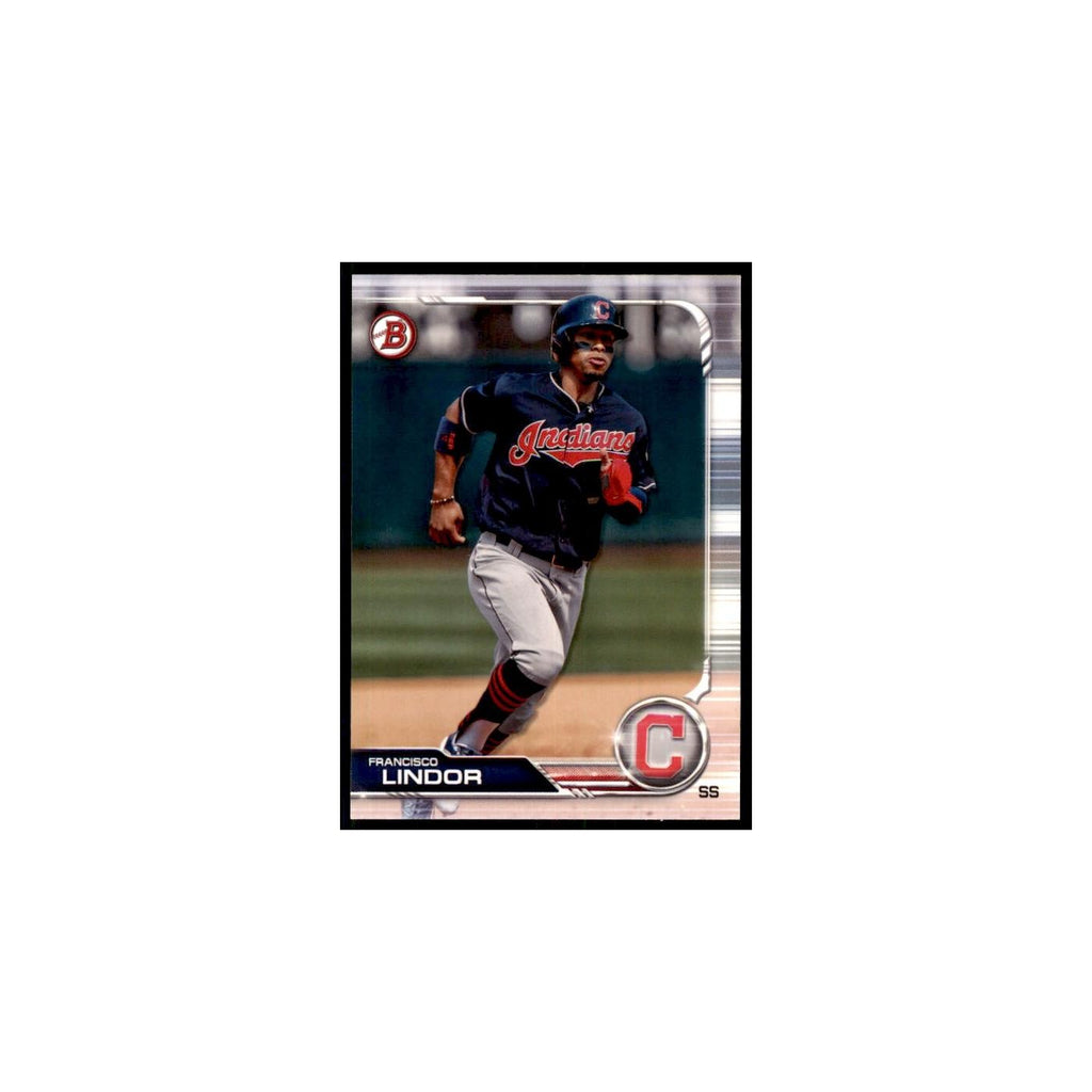 2019 Bowman. Francisco Lindor Baseball Cards #89