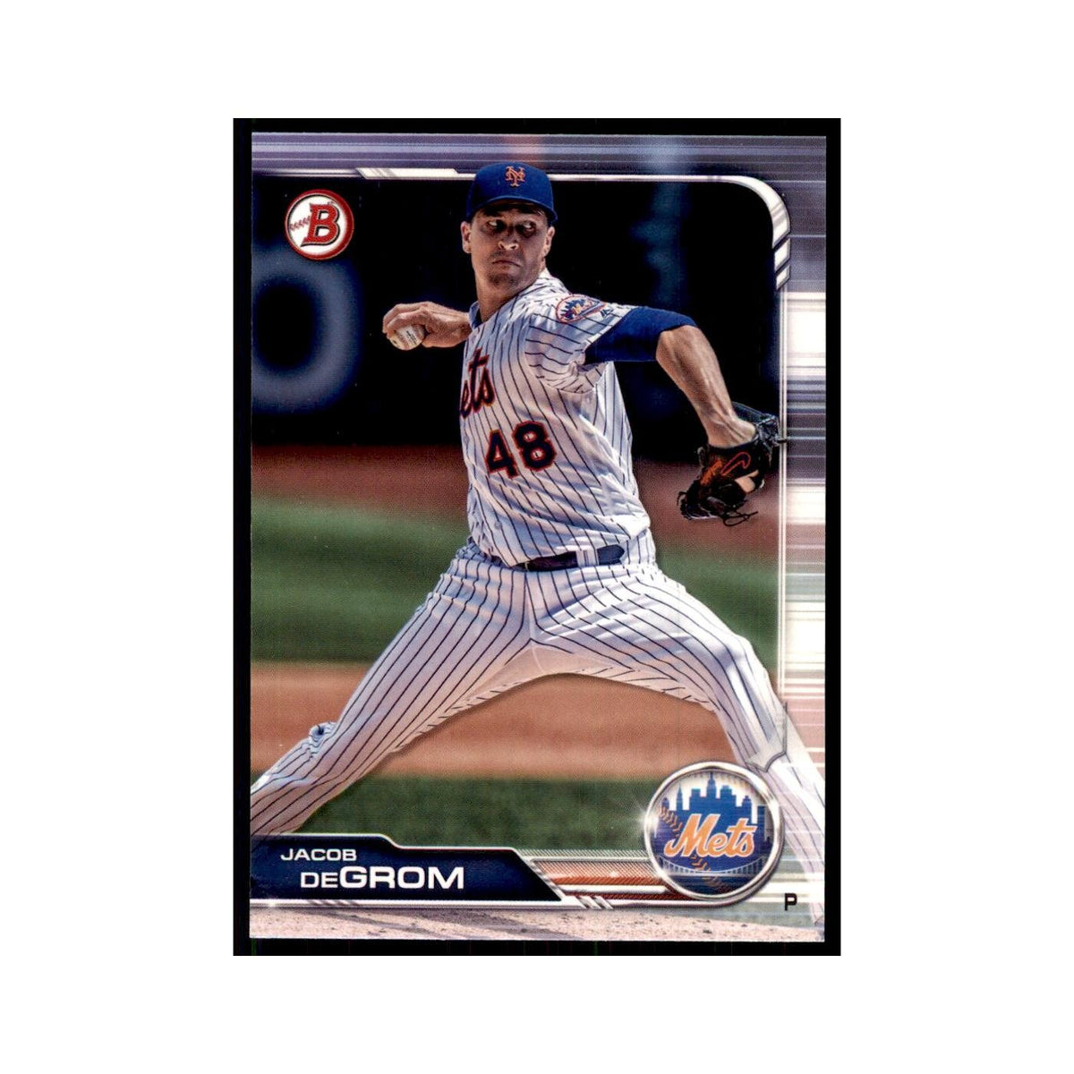 2019 Bowman. Jacob deGrom Baseball Cards #100