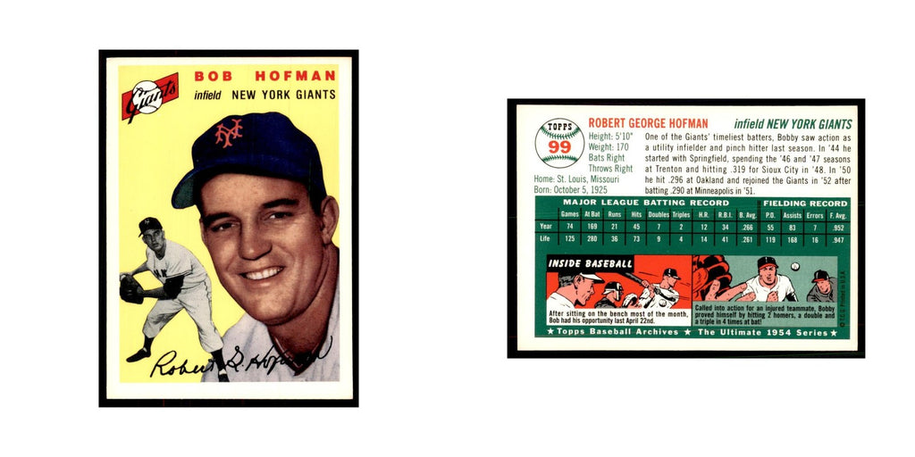 1994 Topps Archives Bobby Hofman Baseball Cards #99