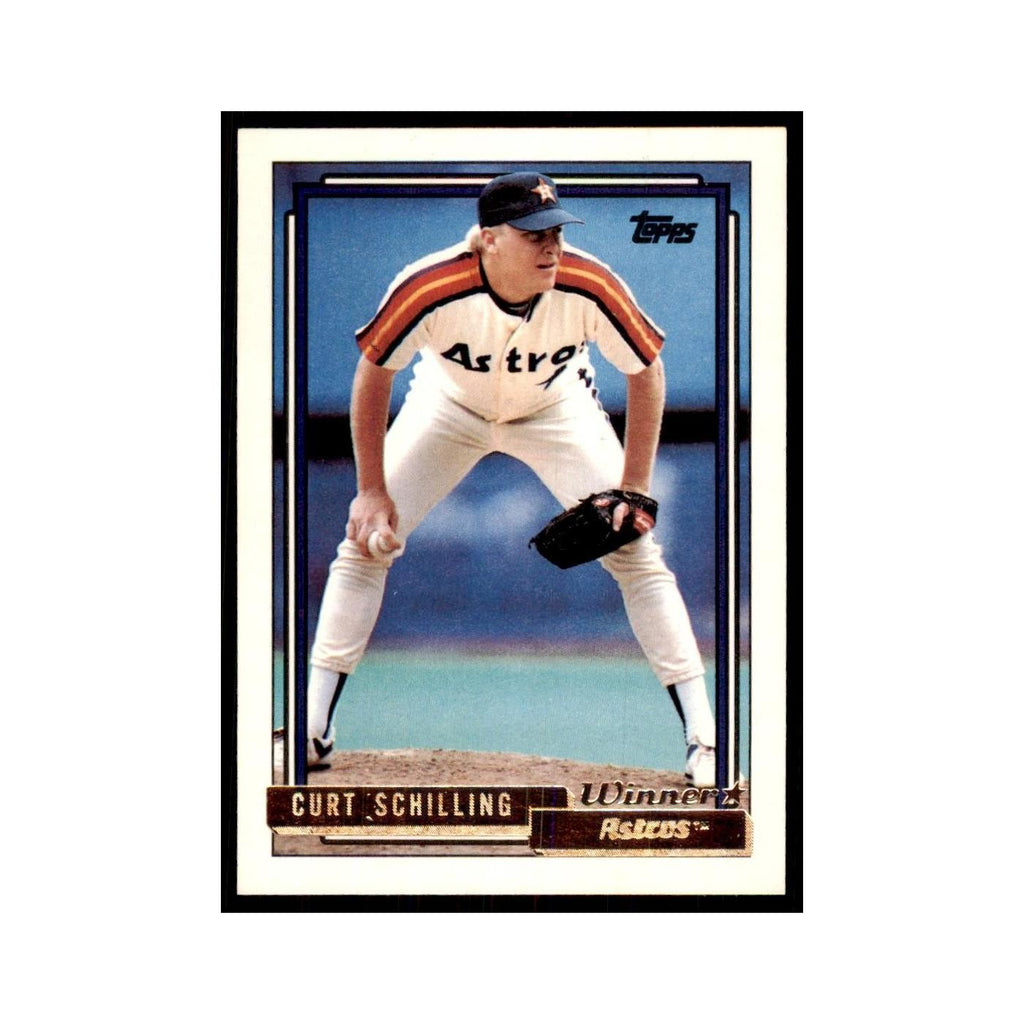 1992 Topps Gold Curt Schilling Baseball Cards #316
